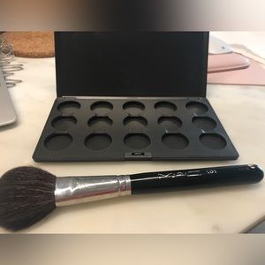 MAC Pro palette and Mac powder brush